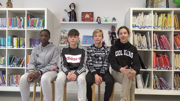 Pedro Moreno Saez, Niakale Sissoko, Marthe Cozier Valls i Adrià Martínez Tomás